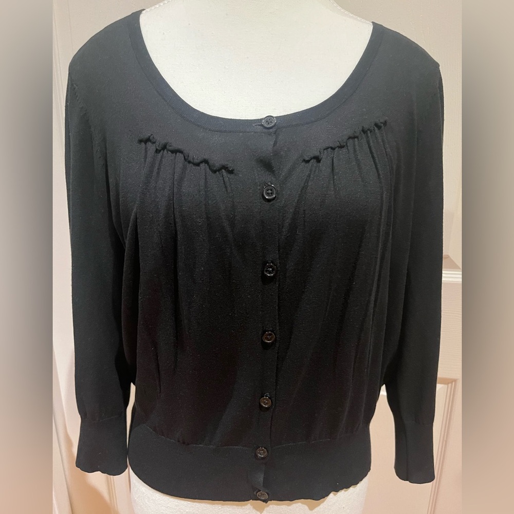 DKNYC Silk Cotton Blend Cardigan